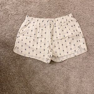 Madewell embroidered shorts
